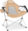 KingCamp Hammock Camping Chair, Swinging Portable Folding Camp Chairs for Adults Max 400lbs Heavy Duty Foldable Oversized Rocker with Aluminum Alloy Frame Cup Holder for Outdoor Beach Patio Sport