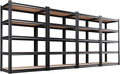 Set of 4 Garage Shelving Heavy Duty Storage Shelves, Metal Adjustable Shelving Unit, Utility Garage Organizer Shelf for Basement, Pantry, Kitchen, Warehouse,15.7" D x 35.4" W x 71.2" H