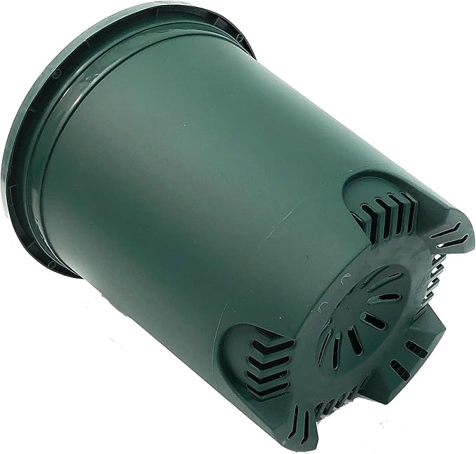 3 Gallon 10-Pack Nursery Pot Green Plastic Planters for Outdoor Indoor Plants Gardening Flower Pots Plant Pots with Drainage Holes