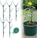 Grevosea 5 Pack Plant Support Stakes, Stackable Monstera Plant Supports for Indoor Outdoor Plants Garden Stakes Trellis for Climbing and Potted Plants Pothos Flowers