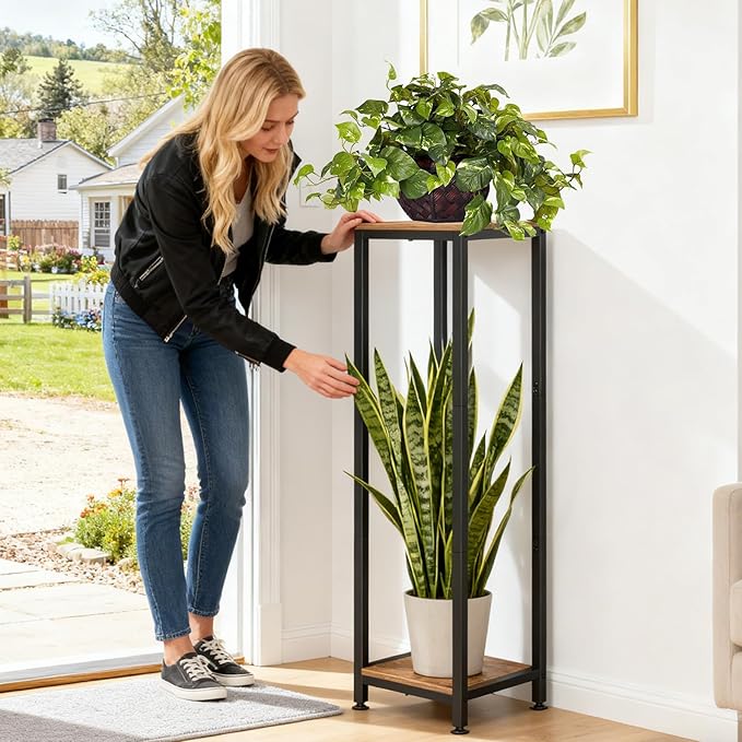 Plant Stand Indoor, Plant Stands Plant Shelf Indoor, Plant Stands Plant Holders for Indoor Plants, Living Room, Bedroom, Balcony