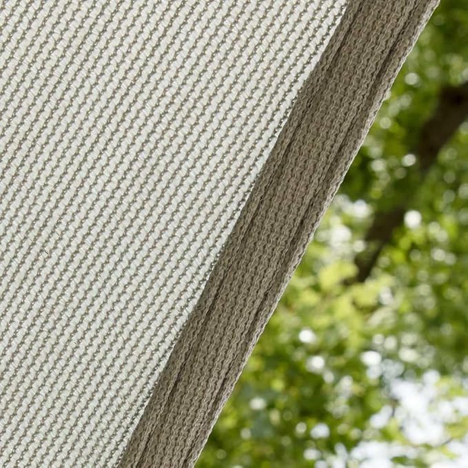 Amgo 14' x 14' x 19.8' Grey Right Triangle Sun Shade Sail UPF50+ Canopy Awning AGSLT, 95% UV Blockage, Water & Air Permeable, 200GSM Heavy Duty Commercial and Residential (We Make Custom Sizes)