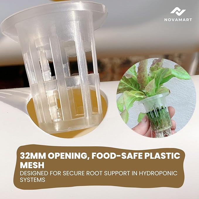 Hydroponic Plant Growing System – 36-Site PVC Indoor Garden Tower with AU/US Plug | Soil-Free Vertical Hydro Grow Kit with Planting Baskets, Sponges & Irrigation Tube | White