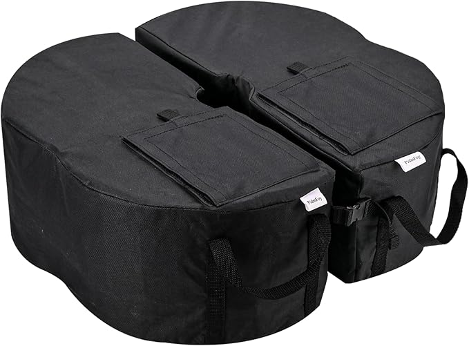 2 Pcs Quality Umbrella Base Weight, Umbrella Base Weights Sandbag, 80 Lb of Umbrella Sand Bag Fits Any Offset, Cantilever & Any Outdoor Patio Umbrella Stand ~ Easy Set Up (Combinable)