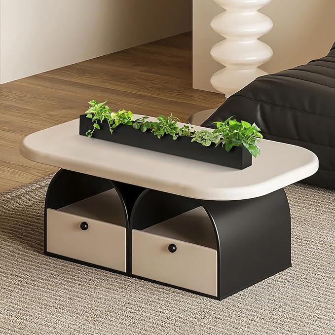 Trough Rectangle Planter Window Sill Planter Box Long Window Planters Modern Galvanized Steel Succulent Planter Black Metal Windowsill Pot 32 in for Indoor Plants Herb Table Home Outdoor