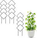 Indoor Trellis for Climbing Plants: 3PC Small Garden Metal Trellis for Vine Ivy Hoya Houseplants Flower Potted Plant Outdoor