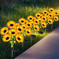Solar Sunflower Lights Outdoor Flower Lights,6 Pack 36 Sunflower Waterproof Lights for Outside Party Gardening Gifts Mother's Day for Patio Yard Pathway Party Housewarming Gift