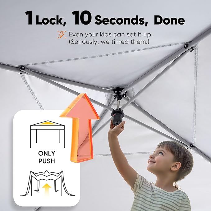 Quictent Privacy 8x8 Pop up Canopy Tent with Sidewalls and Roll-up Ventilated Windows, One Person Easy Setup, Outdoor Commercial Gazebo Shelter Enclosed Waterproof, Bonus 4 Sandbags