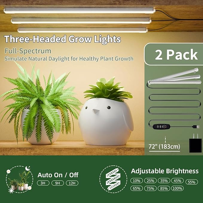 Plant Stand Indoor with Grow Lights, 6 Tiered Metal Plant Shelf, 55" Large Plant Stand for Indoor Plants Multiple, Corner Plant Holder Display Shelf, Tall Plant Rack for Living Room, Patio