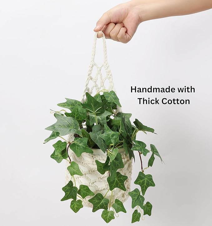 2 Packs Hanging Planters for Indoor Plants up to 6 in., Wall Plant Holder | Plant Hanger Indoor, Wall Planters for Indoor Plants, Hanging Plant (2PK, for 6 inch Pot)