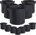 12 Pack 20 Gallon Grow Bags,Premium Fabric Pots 20 Gallon for Healthy Plant Growth - Durable and Reusable Garden Bags to Grow Vegetables,Fruits,and Flowers