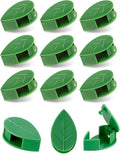 60Pcs Plant Climbing Wall Fixture Clips with 72Pcs Self-Adhesive Stickers - Leaf-Shaped and Weather-Resistant Money Plant Vine Wall Clips - Easy Installation Pothos Climbing Support for Vines & Cables