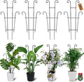 4P Plant Trellis for Potted Plants, Larger 23in Garden Trellis for Climbing Plants Indoor Outdoor, Rustproof House Plant Support Stakes for Pothos Hoya Ivy Flower