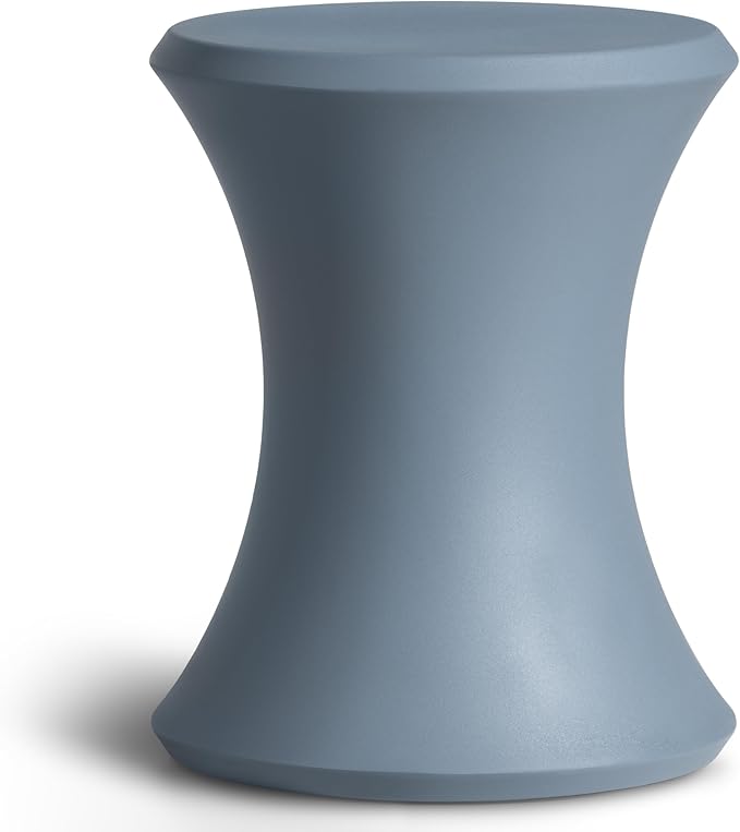 Coast Modern Outdoor Side Table - Lounger Table for Inside Pool or on Patio - All-Weather Furniture for Sun Shelf Up to 15" - Stone Blue