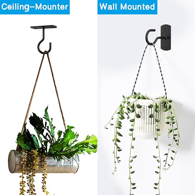 4in Ceiling Hooks for Hanging Plants 4Pack for Plants