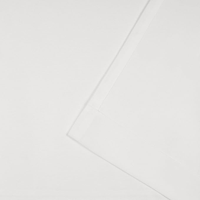 Exclusive Home Cabana Solid Indoor/Outdoor Light Filtering Hook-and-Loop Tab Top Curtain Panel Pair, 54"x108", Vanilla