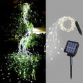 ZNYCYE Solar Waterfall Fairy Bunch Lights Outdoor Waterproof 200LEDs 8 Modes Watering Can Light (NO CAN), Solar Powered String Lights Firefly Vine Garden Decorations Gardening Gifts for Mom
