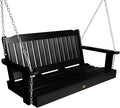 Highwood AD-PORL2-BKE Lehigh Porch Swing, 4 Feet, Black