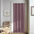 NICETOWN Door Curtain for Closet Doors 80 Inches Long 1 Panel, Blackout Doorway Curtain for Open Closet Bedroom, Room Divider Living Room for Privacy (Dry Rose, 1 Panel, 46W x 80L)
