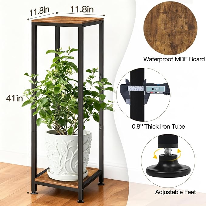 Plant Stand Indoor, Plant Stands Plant Shelf Indoor, Plant Stands Plant Holders for Indoor Plants, Living Room, Bedroom, Balcony