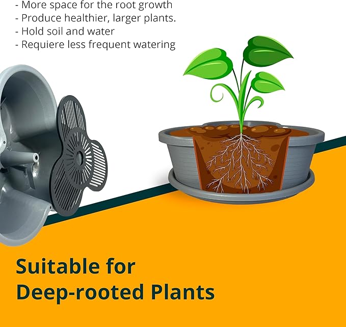 SunVara Strawberry Planter Vertical Gardening Stackable Planter Strawberry Tower 5 Tier Herb Outdoor Indoor