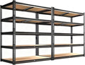 Garage Storage Shelves, 72''H Shelving Units and Storage, 2400 LBS Heavy Duty Shelving, Metal Garage Shelves for for Basement, Warehouse, Pantry, Closet, Kitchen