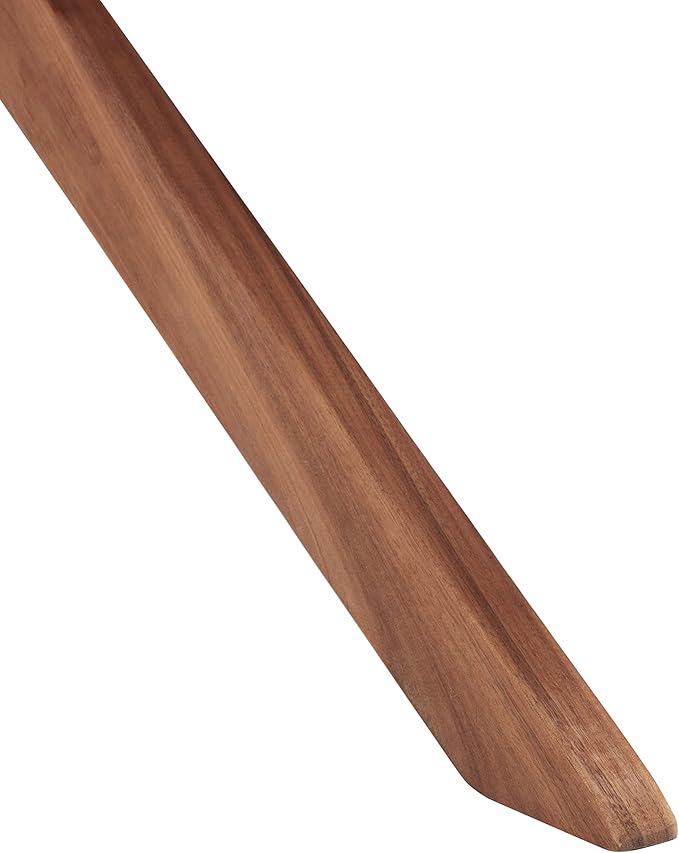 SAFAVIEH Outdoor Collection Kobina Natural Acacia Wood/Black Rope Foldable Bench