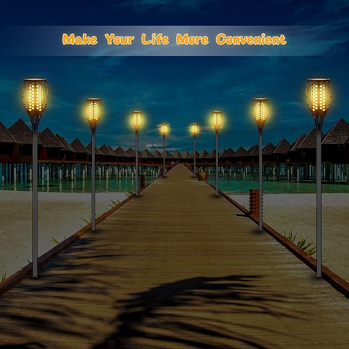 Chunful 8 Kit Solar Light Stakes Replacement Lame Lamp Extension Pole Ground Stake and Joint Connector Kit for Outdoor Garden Backyard(12.2 Inch)