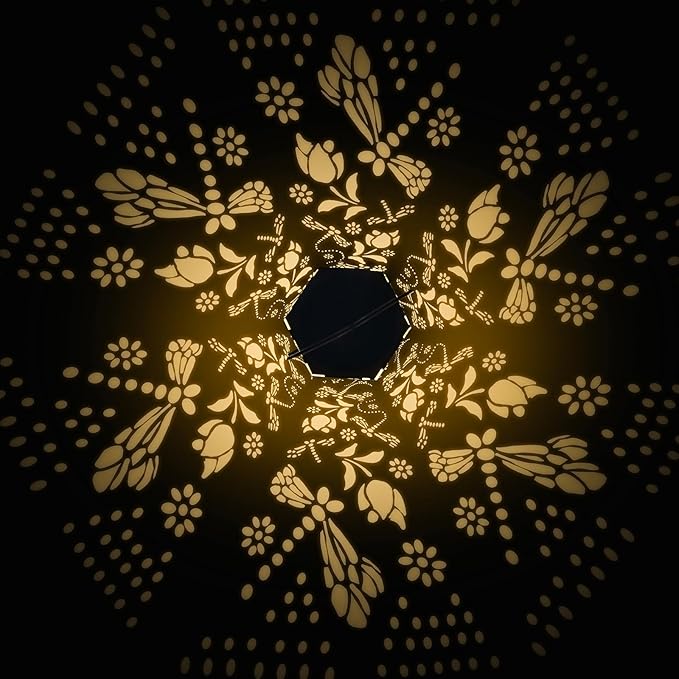Dragonfly Solar Lanterns Outdoor Waterproof - Mothers Day Gifts for Mom Grandma, Birthday Gifts for Women, Solar Lights Outdoor Garden Decor for Outside