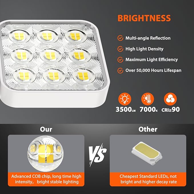 WdtPro Solar Lights Outdoor Motion Sensor, 3500LM Bright Solar Flood Lights Outdoor, Adjustable & Upgrade Glass Panel, Wireless LED Solar Powered Security Spot Lights Waterproof for Yard-2Pack, White
