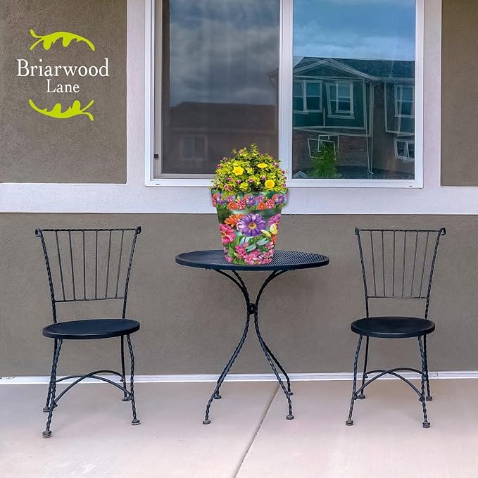 Briarwood Lane Zinnias in Bloom Medium Planter