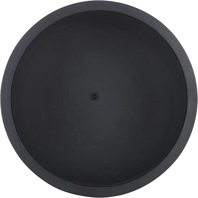 SAFAVIEH Outdoor Collection Nardo Black Cement Ficonstone Planter Pot