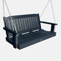 Highwood Lehigh Porch Swing, 4 Feet, Federal Blue