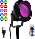 Color LED Spotlight Outdoor 120V 25W, Durable Landscape Spot Light for Yard, Garden, Tree, House, Halloween, Christmas - Ideal Spot Lights, Spotlight Outdoor Decoration