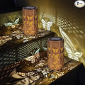 Mothers Day Gifts for Mom Grandma - Birthday Gifts for Women, 2 Pack Butterfly Solar Lanterns Outdoor Waterproof, Butterflies Solar Lights Outdoor Hanging Garden Decor for Outside