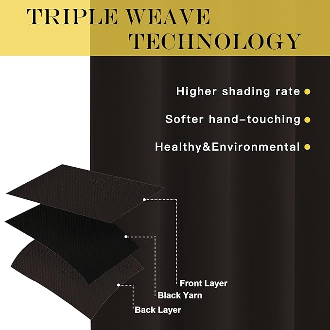 NICETOWN Bedroom Curtain Room Darkening Drapery 102 inches Length - Home Fashion Thermal Insulated Grommet Room Darkening Curtain for Living Room (Toffee Brown, 1 Panel, 52 x 102 inches)