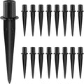 Metal Stakes Solar Lights Replacement Spike - Outdoor Ground Stake for Backyard Garden Lights Landscape Yard Pathway Patio Lamps Pole (Metal-16 Pack) - 0.78x5.36 inches