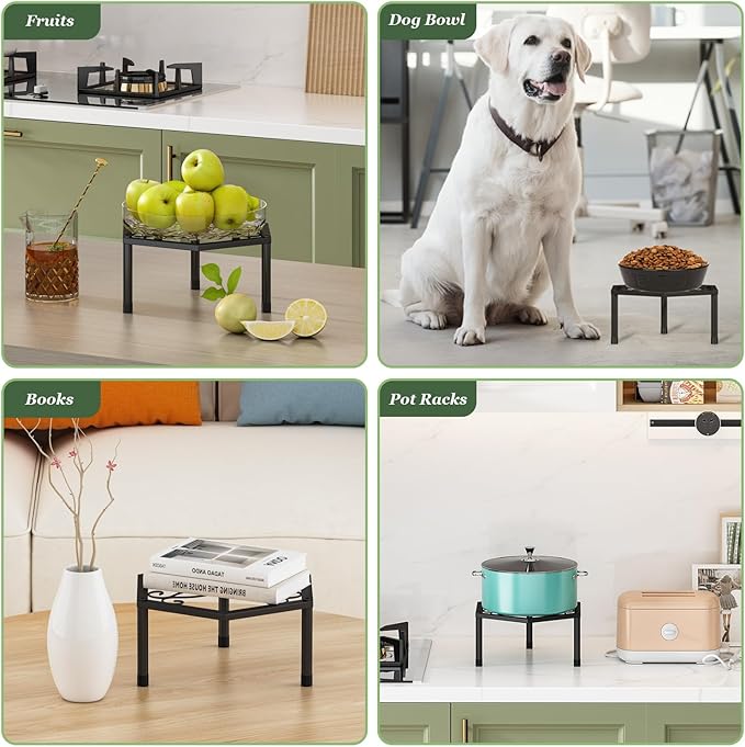 5-Pack Metal Plant Stands, Anti-Rust Iron Flower Pot Stand Plant Pot Shelf for Multiple Plant Decoration Racks for Home Patio Garden Outdoor Indoor