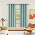 NICETOWN Room Darkening Curtain for Living Room - Energy Saving Thermal Insulated Grommet Room Darkening Curtain/Drape for Bedroom (1 Panel, 46 by 72, Aqua Blue)