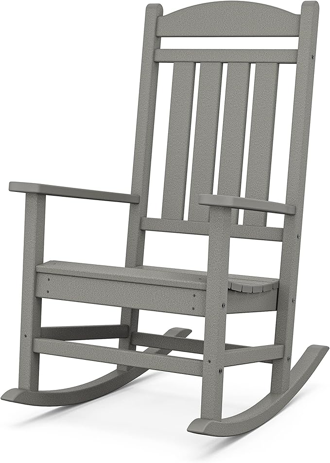 POLYWOOD Presidential Rocking Chair in Slate Grey