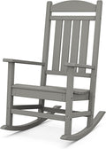 POLYWOOD Presidential Rocking Chair in Slate Grey
