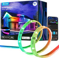 Govee Outdoor LED Strip Lights RGBIC with Warm and Cold White, 98.4ft 2.4G WiFi Smart Outdoor Lights, IP65 Waterproof, Work with Alexa and Google Assistant, App Control, for Porch, Patio, Eave, Party