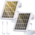 Solar Panel Charger for Ring Camera，Spotlight Cam Plus/Pro and Stick Up Cam Battery, 6V 3W 13.1Ft Fast Charging Cable