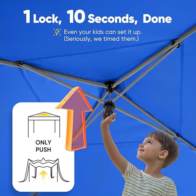 Quictent Privacy 10x10 Pop up Canopy Tent with Sidewalls and Roll-up Ventilated Windows, One Person Easy Setup, Outdoor Commercial Gazebo Shelter Enclosed Waterproof, Bonus 4 Sandbags