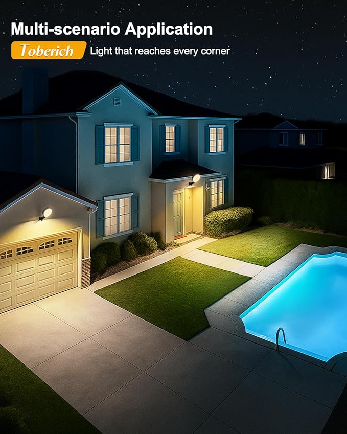 LED Barn Light 2Packs, 150W 20000LM Yard Area Lights Dusk to Dawn Outdoor Lighting with Photocell 3000K Warm White Adjustable Angle IP66 Waterproof Street Lights for Security/Farmhouse/Garage