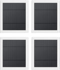 Solar Panel Outdoor for Ring Cameras (White 4P) Spotlight Cam Plus/Pro(Battery) Stick Up Cam/Pro Wireless Outdoor with 10FT/3M Long Cable Dustproof Waterproof
