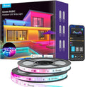 Govee Outdoor LED Strip Lights, 65.6ft Smart Led Strip Lights Work with Alexa and Google Assistant, App Control, IP65 Waterproof, RGBIC Outdoor Lights for Patio, Eave, Patio Decorations