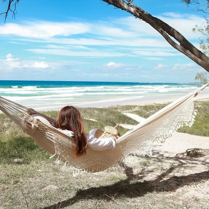 Vivere Authentic Brazilian Elegant Hammock - 450 lb Capacity