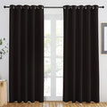 NICETOWN Toffee Brown Blackout Curtains 84 inch Length, Grommet Top Room Darkening Drapes for Bedroom Living Room, Light Blocking Window Covering for Privacy (W66 x L84 Inch, 1 Panel)