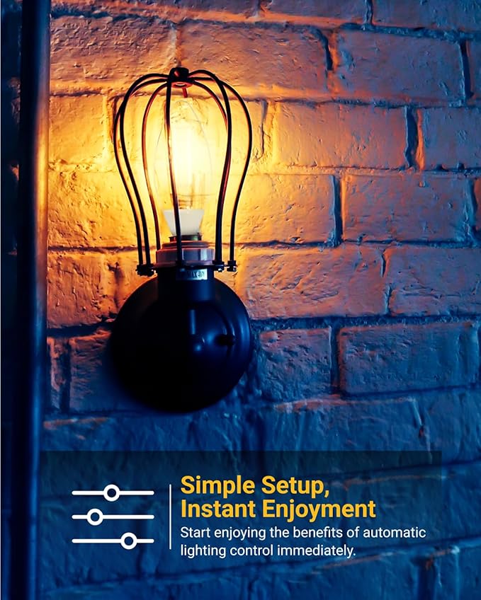 Sunco 6 Pack Dusk to Dawn Light Bulbs LED Outdoor B11, Edison Filament Candelabra Bulbs for Porch Lighting, 500 LM, 5W (40W Equivalent), 2700K Soft White, E12 Base, Photocell Sensor UL